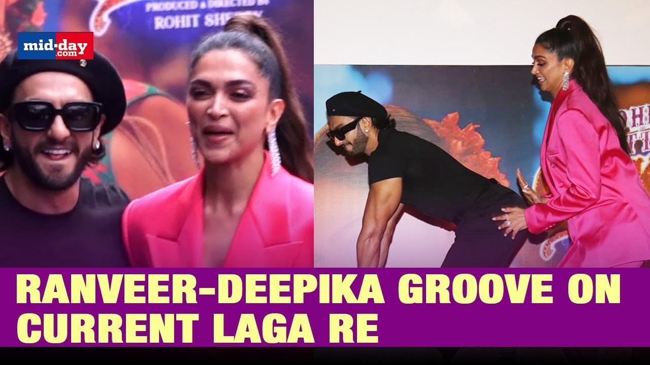 Ranveer Singh & Deepika Padukone At Current Laga Re song launch | Cirkus |